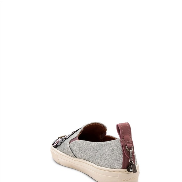 ⚡️Coach Cherry Patch slip glitter sneakers 8.5 - Picture 3 of 8